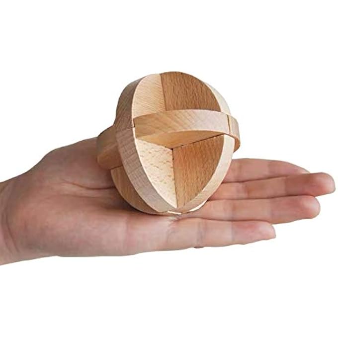 12 PIECES WOODEN BRAIN TEASER PUZZLE LOGIC PUZZLES, IQ GAMES IQ TEST CHALLENGE TOY 3D INTERLOCKING PUZZLES DETANGLING GAME FOR CHILDREN TEENAGERS ADULTS - Image 4